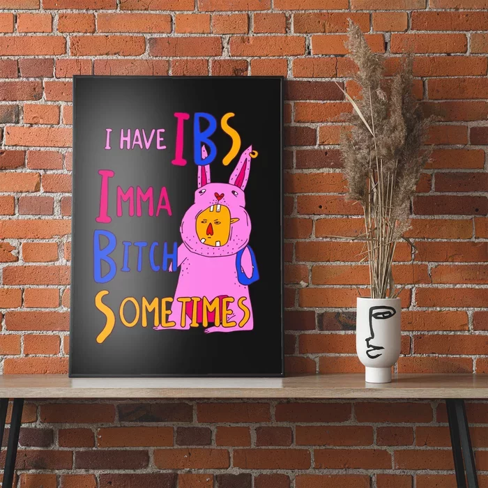 I Have Ibs Imma Bitch Sometimes Poster