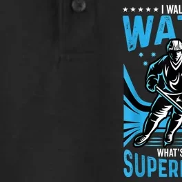 Ice Hockey I Walk On Water What Is Your Superpower Dry Zone Grid Performance Polo