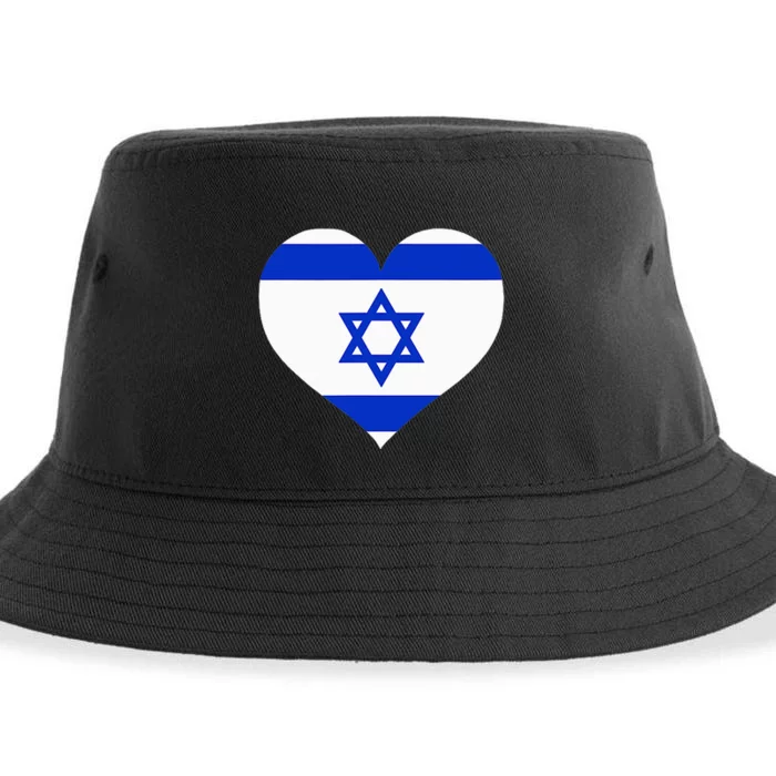 Israel Heart Sustainable Bucket Hat