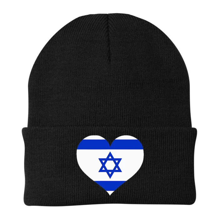 Israel Heart Knit Cap Winter Beanie