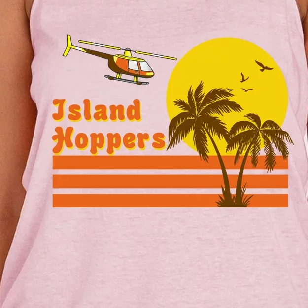 Island Hoppers Women's Knotted Racerback Tank