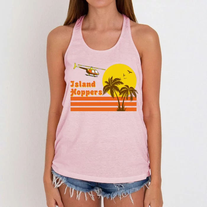 Island Hoppers Women's Knotted Racerback Tank