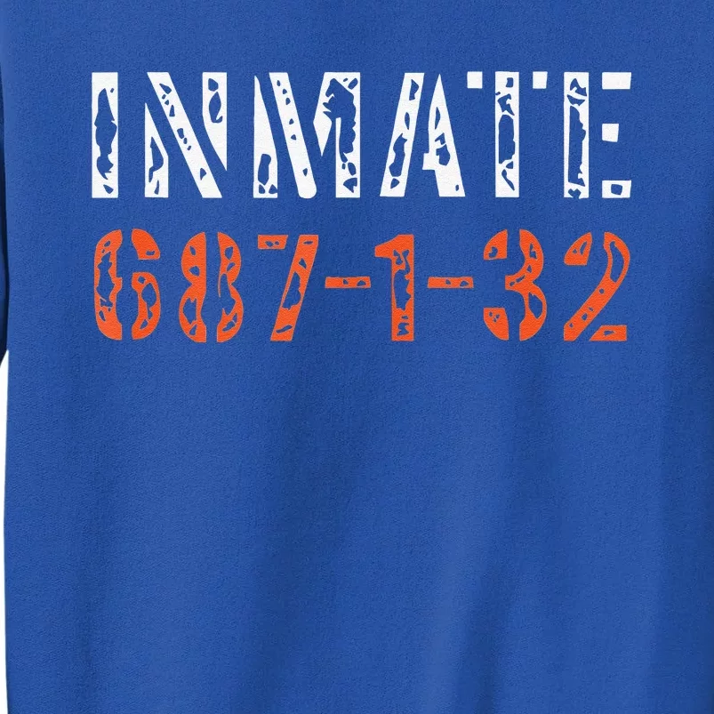 Inmate Halloween Inmate Jail Costume Gift Tall Sweatshirt