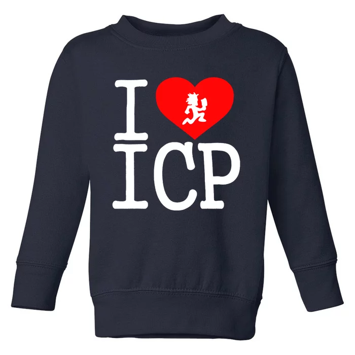 I Heart ICP Toddler Sweatshirt