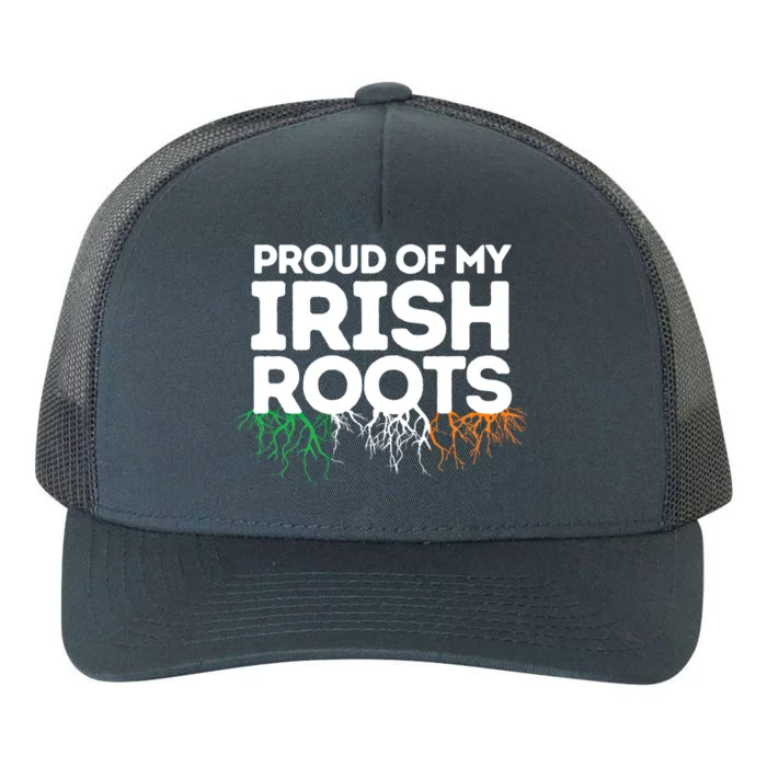 Irish Heritage Ireland Flag Proud Of My Irish Roots Gift Yupoong Adult 5-Panel Trucker Hat