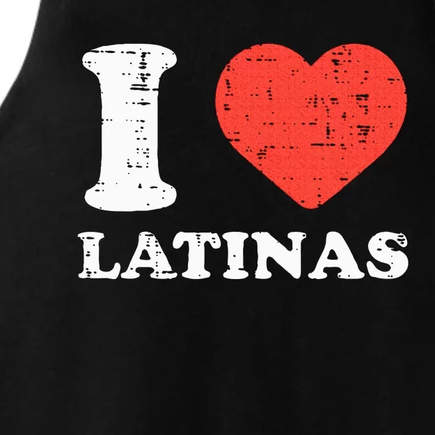 I Heart Latinas Funny Love Latinx Mom Girlfriend Wife Ladies Tri-Blend Wicking Tank