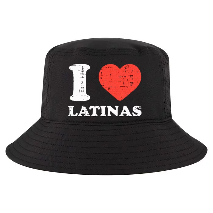 I Heart Latinas Funny Love Latinx Mom Girlfriend Wife Cool Comfort Performance Bucket Hat