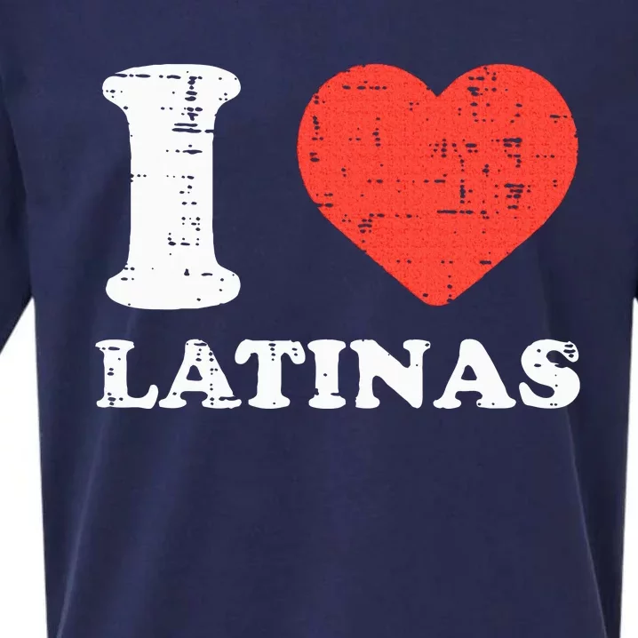 I Heart Latinas Funny Love Latinx Mom Girlfriend Wife Sueded Cloud Jersey T-Shirt