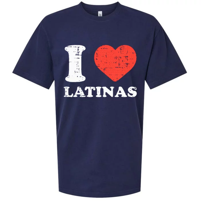 I Heart Latinas Funny Love Latinx Mom Girlfriend Wife Sueded Cloud Jersey T-Shirt