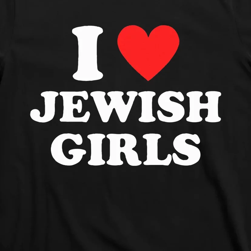 I Heart (Love) Jewish I Red Heart Jewish Designs T-Shirt