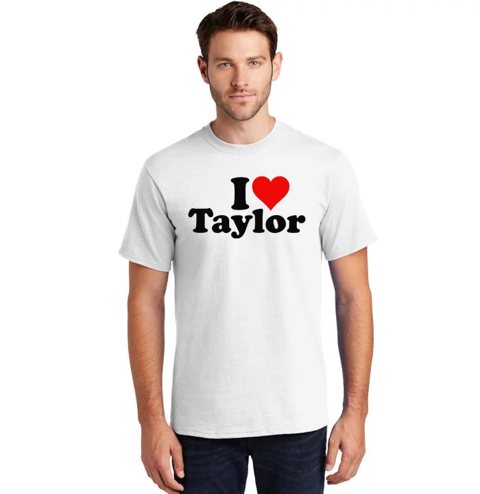 I HEART LOVE TAYLOR Tall T-Shirt