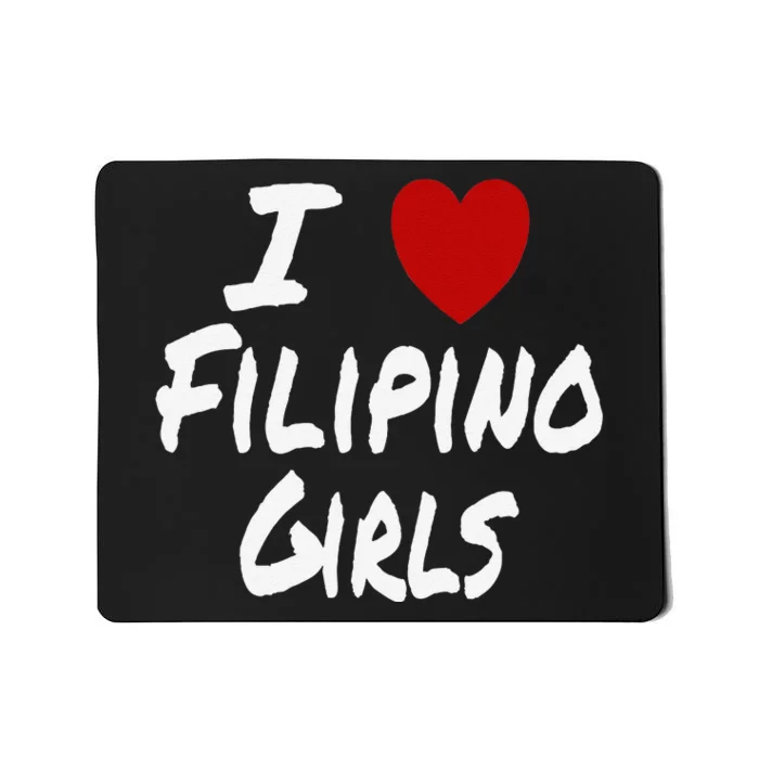 I Heart (Love) Filipino Attraction Asian Preference Mousepad