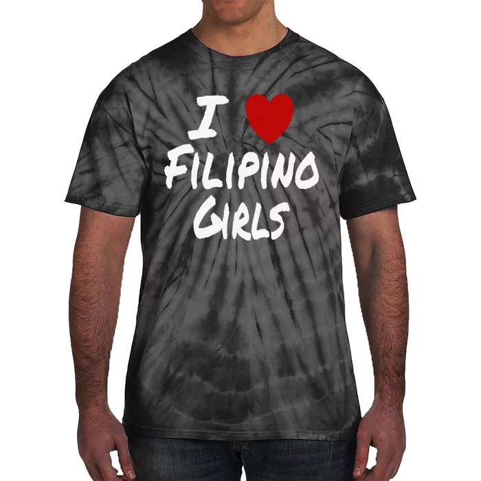 I Heart (Love) Filipino Attraction Asian Preference Tie-Dye T-Shirt