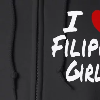 I Heart (Love) Filipino Attraction Asian Preference Full Zip Hoodie