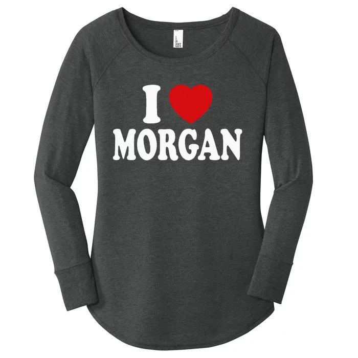 I Heart Love Morgan Women's Perfect Tri Tunic Long Sleeve Shirt