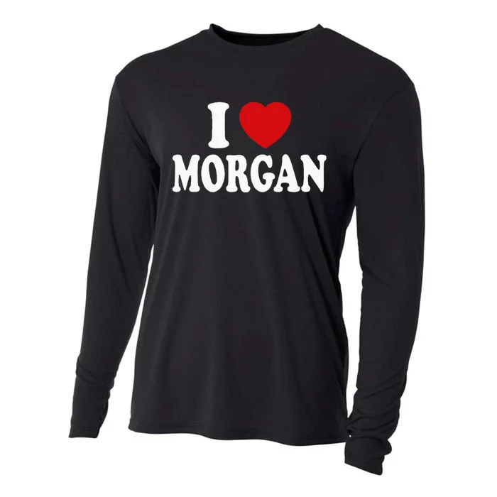 I Heart Love Morgan Cooling Performance Long Sleeve Crew