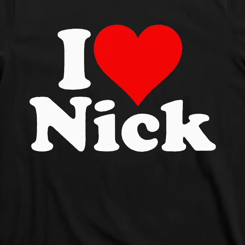 I Heart Love Nick Nicholas T-Shirt