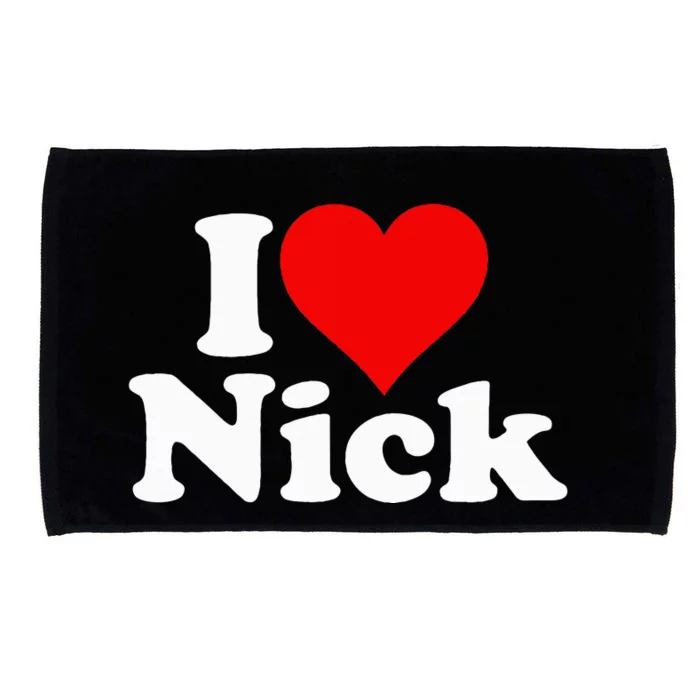 I Heart Love Nick Nicholas Microfiber Hand Towel