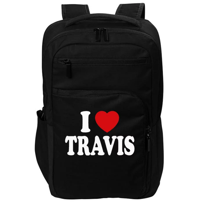 I Heart Love Travis Impact Tech Backpack