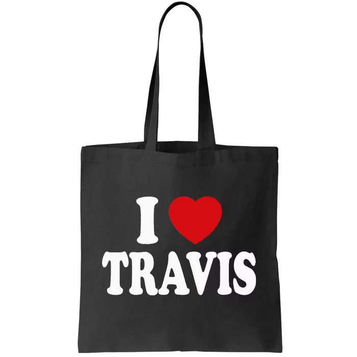 I Heart Love Travis Tote Bag