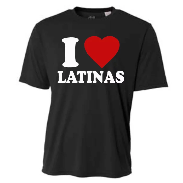 I Heart Latinas I Love Latinas Funny Love Latinas Cooling Performance Crew T-Shirt