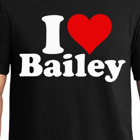 I Heart Love Bailey Pajama Set