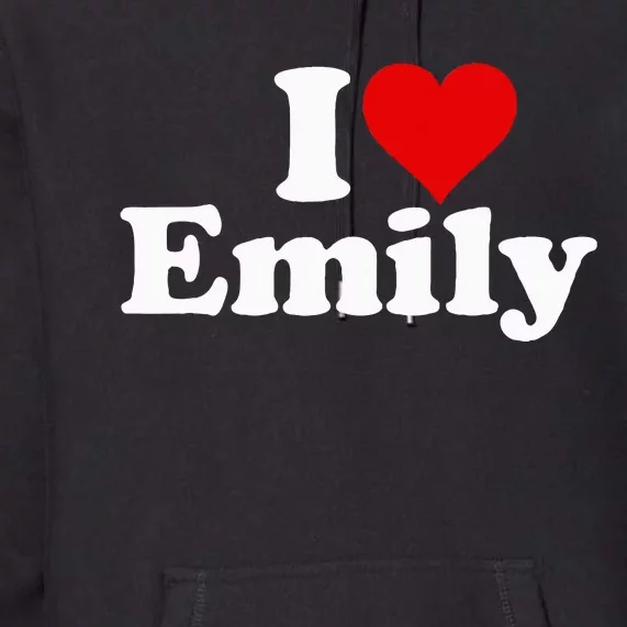 I Heart Love Emily Premium Hoodie