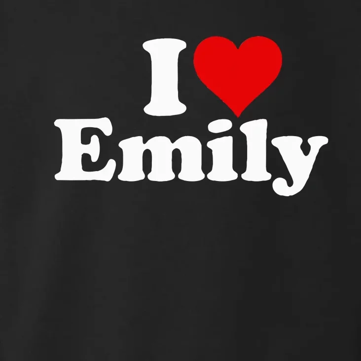 I Heart Love Emily Toddler Hoodie