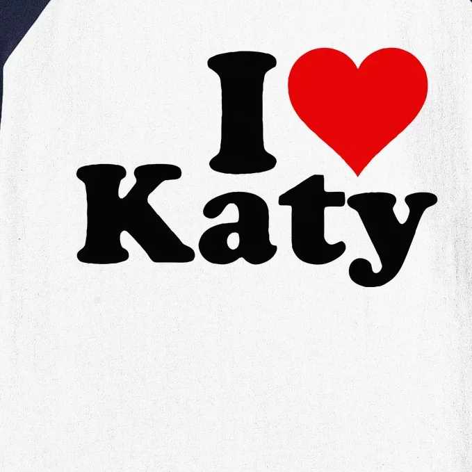 I Heart Love Katy Kate Baseball Sleeve Shirt