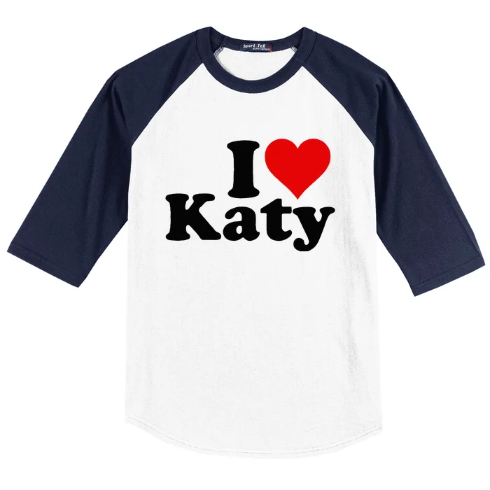 I Heart Love Katy Kate Baseball Sleeve Shirt