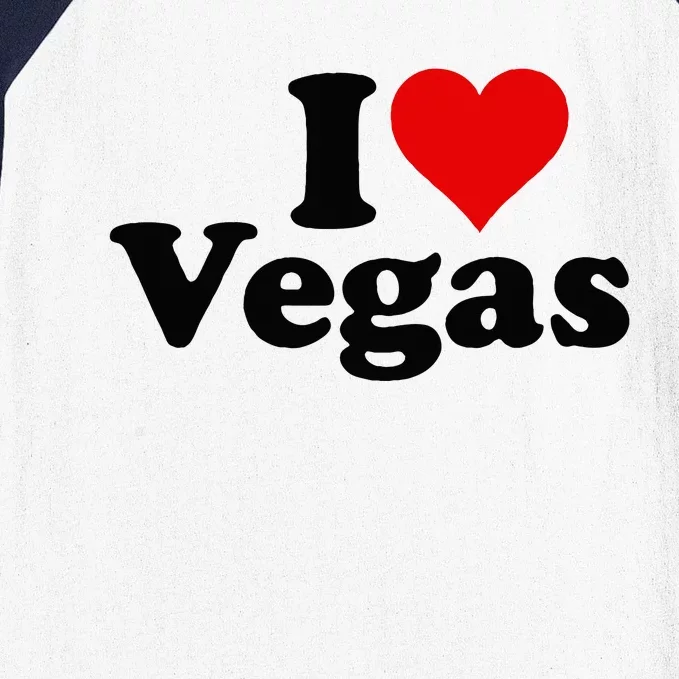 I Heart Love Las Vegas Nevada Baseball Sleeve Shirt