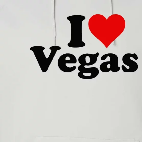 I Heart Love Las Vegas Nevada Performance Fleece Hoodie