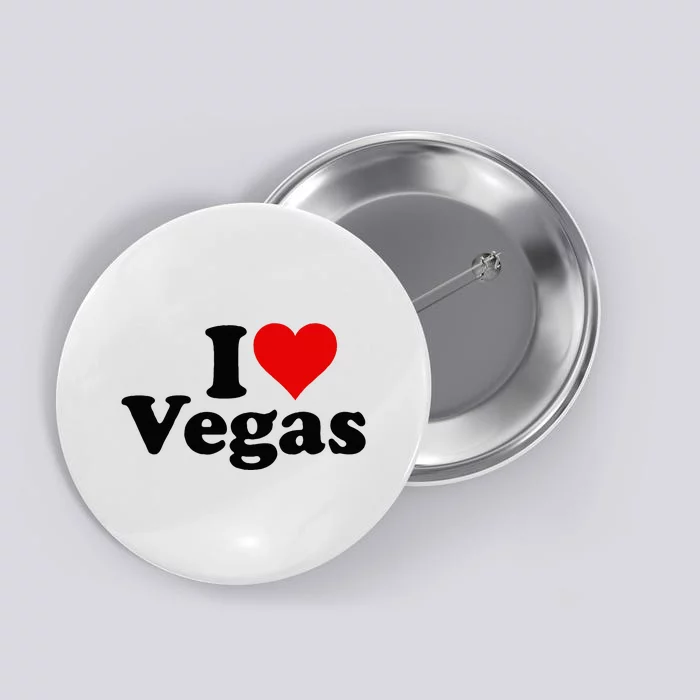 I Heart Love Las Vegas Nevada Button