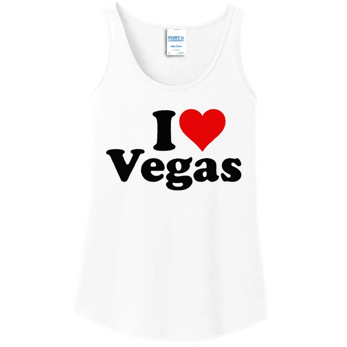 I Heart Love Las Vegas Nevada Ladies Essential Tank