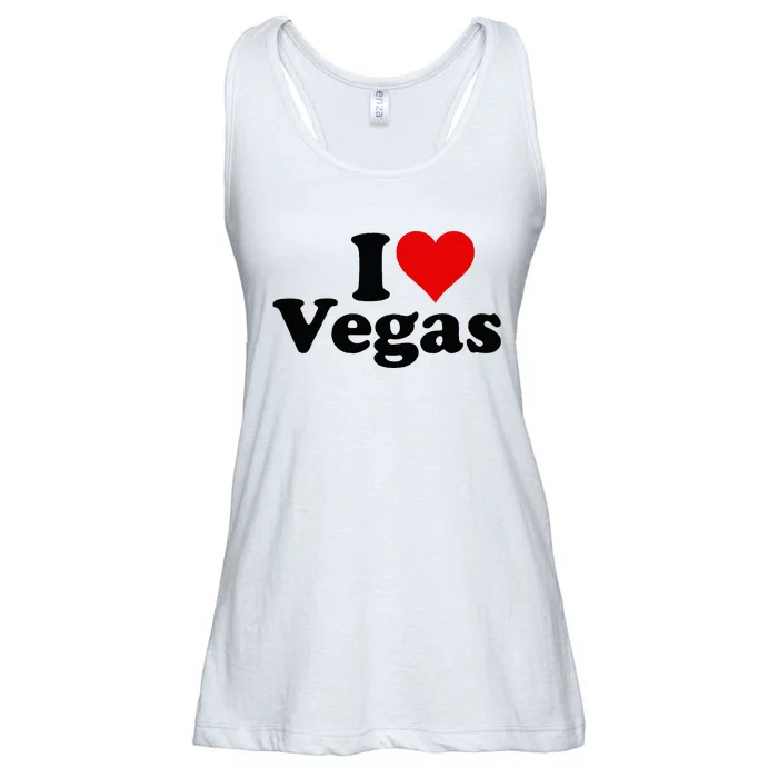 I Heart Love Las Vegas Nevada Ladies Essential Flowy Tank