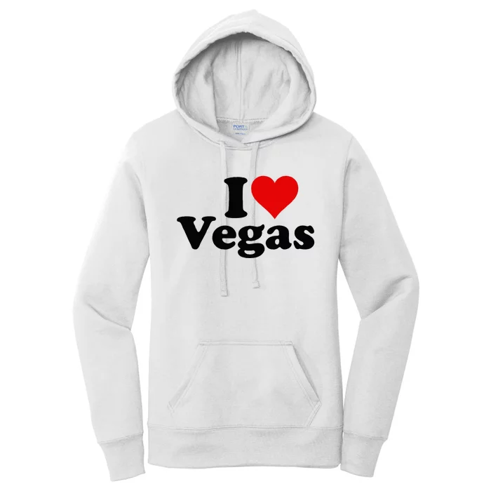 I Heart Love Las Vegas Nevada Women's Pullover Hoodie