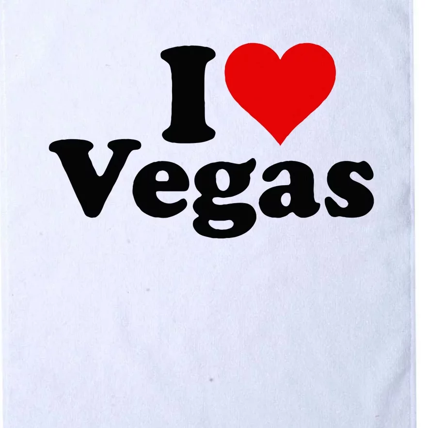 I Heart Love Las Vegas Nevada Platinum Collection Golf Towel