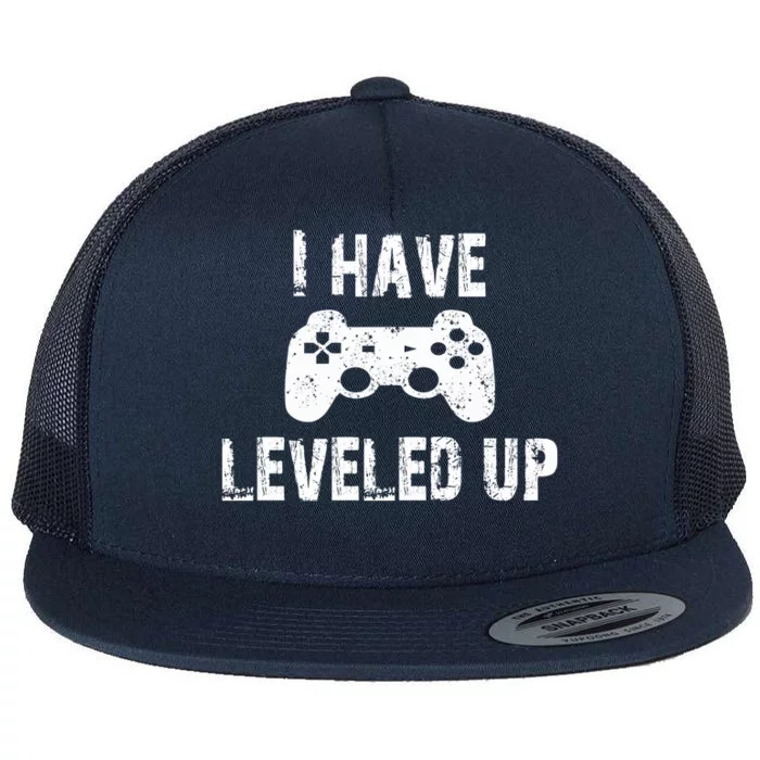 I Have Leveled Up Flat Bill Trucker Hat