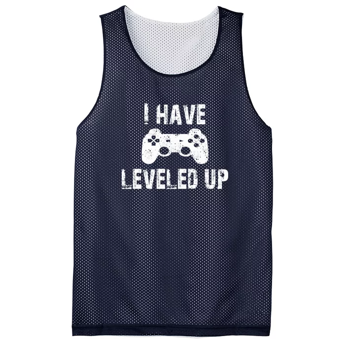 I Have Leveled Up Mesh Reversible Basketball Jersey Tank