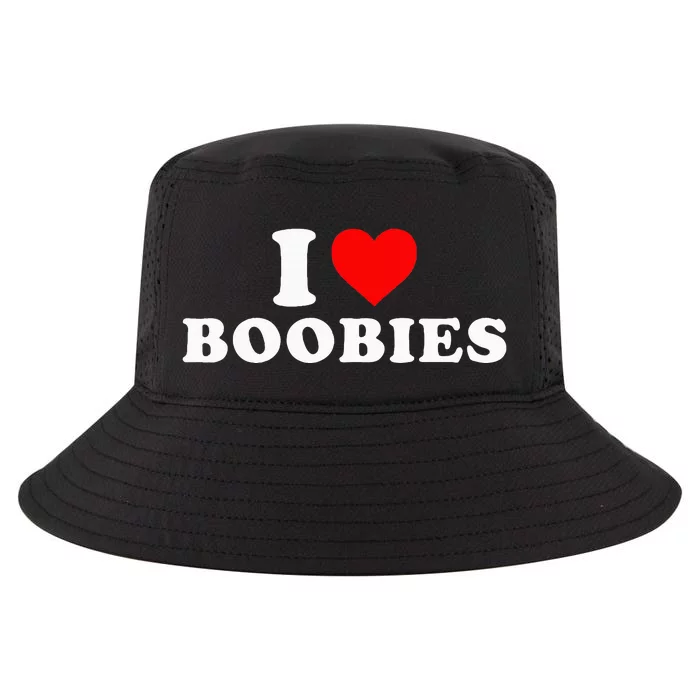 I Heart Love Boobies Cool Comfort Performance Bucket Hat