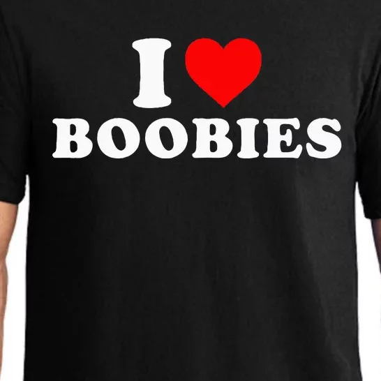 I Heart Love Boobies Pajama Set