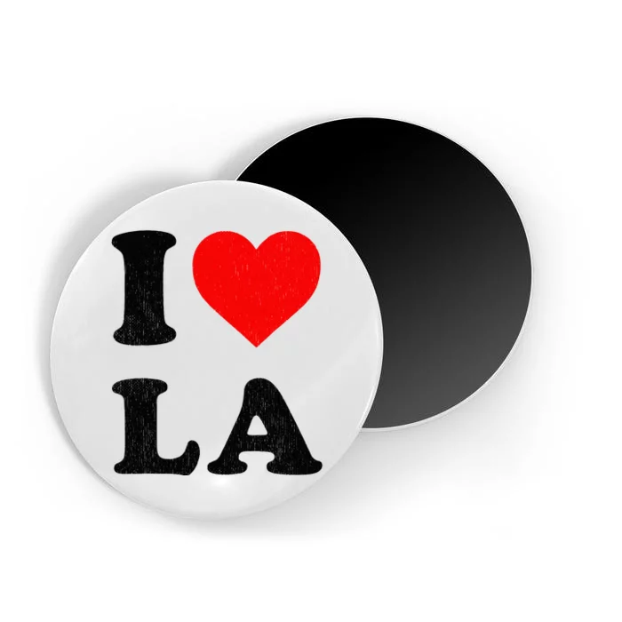 I Heart La Souvenir I Love Los Angeles Magnet