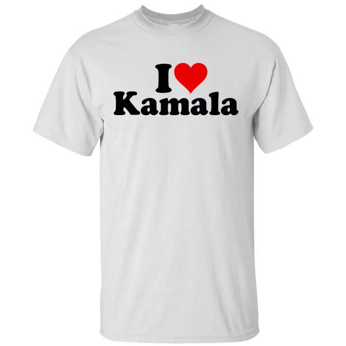 I Heart Love Kamala Harris Tall T-Shirt