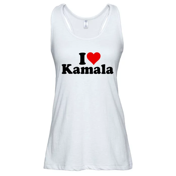 I Heart Love Kamala Harris Ladies Essential Flowy Tank