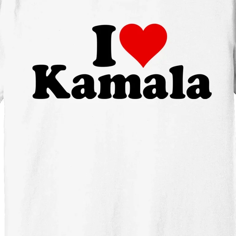 I Heart Love Kamala Harris Premium T-Shirt