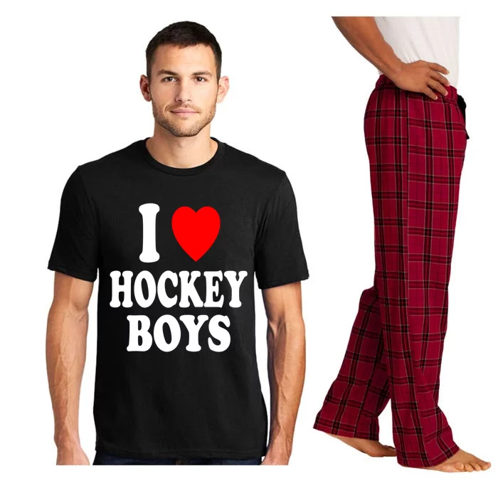 I Heart (Love) Hockey Skating Ice Attraction Hot Sexy Gift Pajama Set