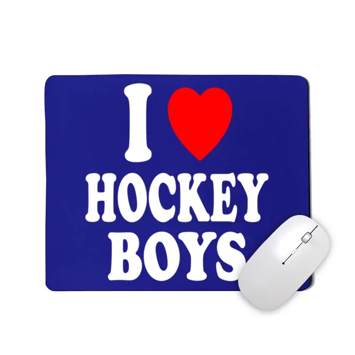 I Heart (Love) Hockey Skating Ice Attraction Hot Sexy Gift Mousepad