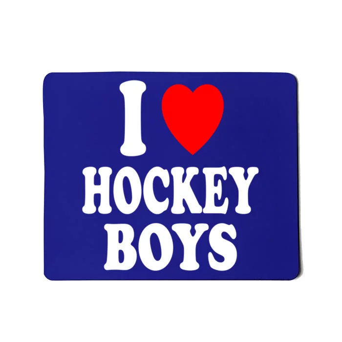 I Heart (Love) Hockey Skating Ice Attraction Hot Sexy Gift Mousepad