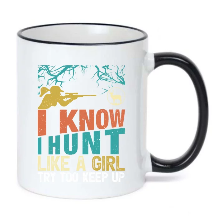 I Hunt Like A Gift Black Color Changing Mug