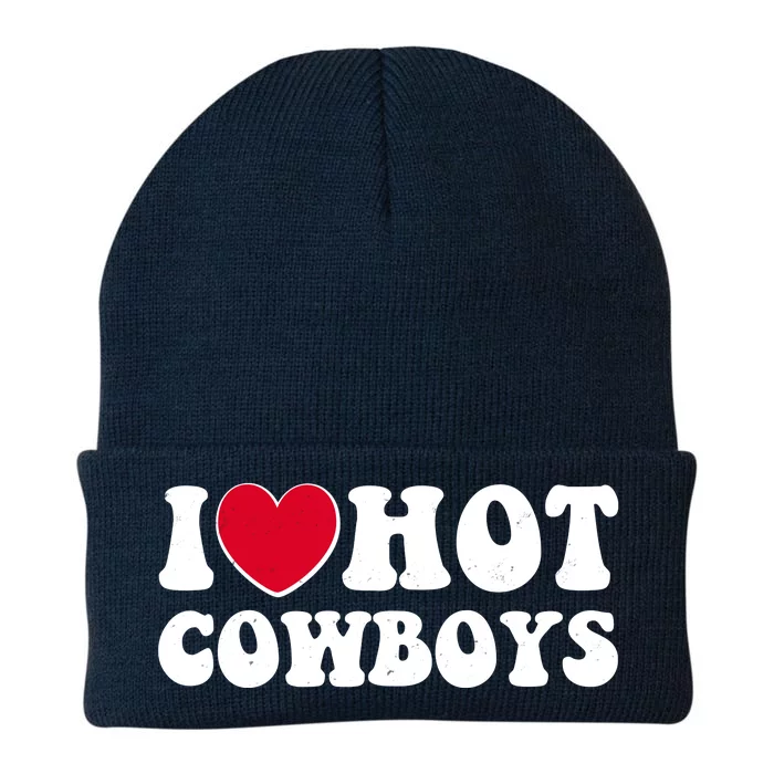 I Heart Love Hot Cowboys Knit Cap Winter Beanie